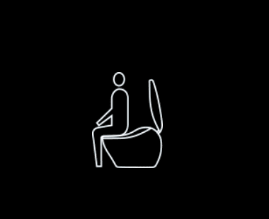 ウォシュレット使用前のイラスト