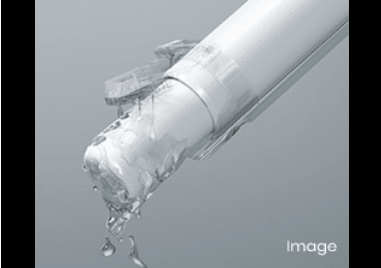Self-cleans With water