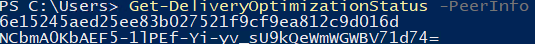 Get-DeliveryOptimizationStatus connected peers