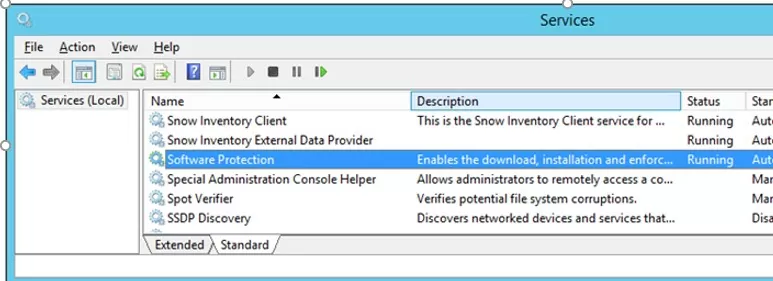 restart KMS - Software Protection service